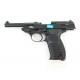 WE Модель пистолета Walther P38, металл, черный